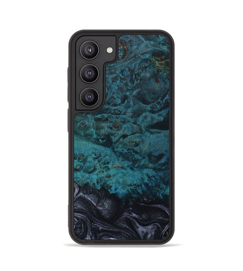 Galaxy S23 Wood+Resin Phone Case - Iker (Gunmetal, 649772)