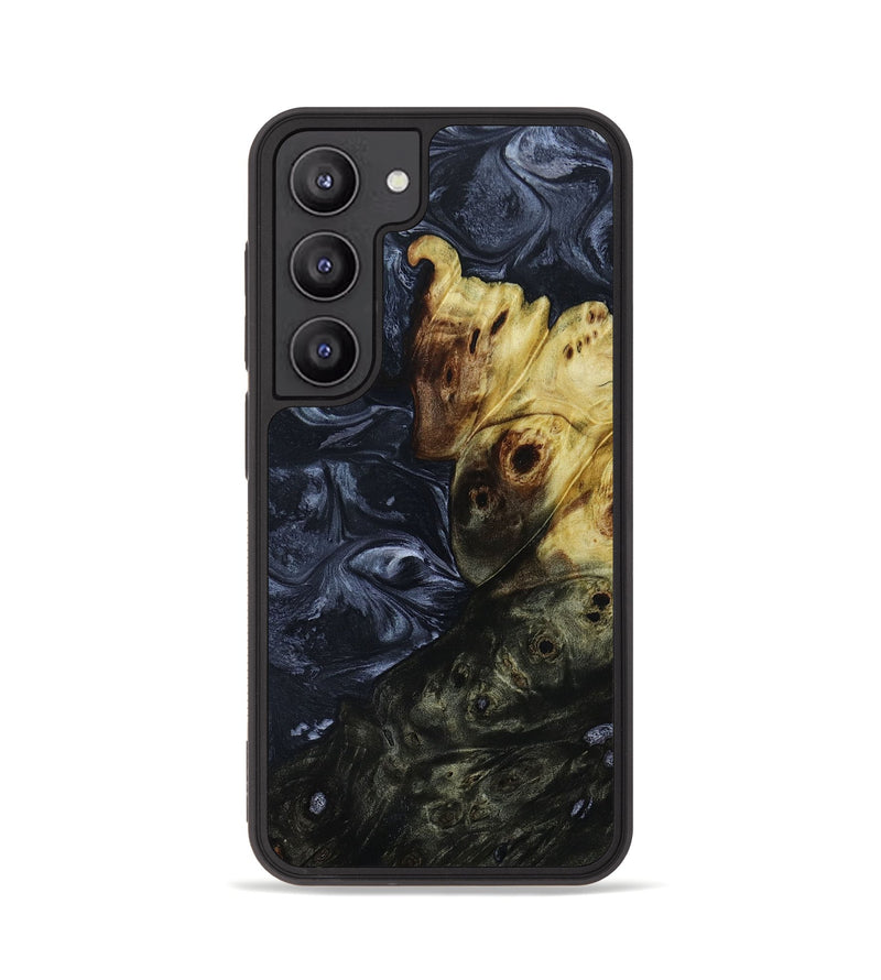 Galaxy S23 Wood+Resin Phone Case - Adelaide (Gunmetal, 649790)