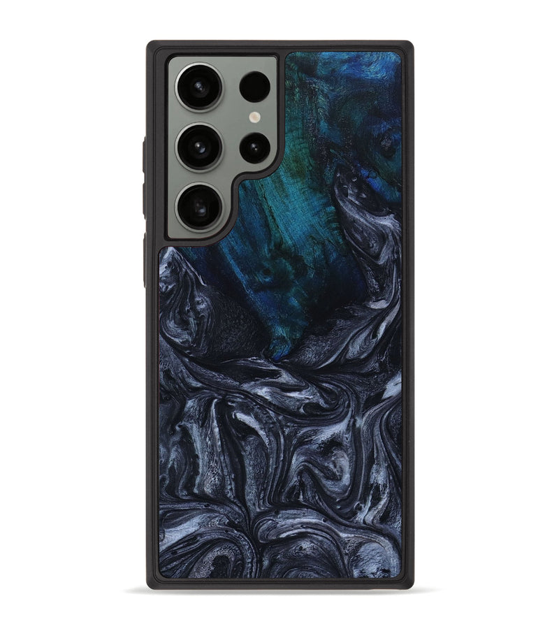 Galaxy S23 Ultra Wood+Resin Phone Case - Freddie (Gunmetal, 649796)