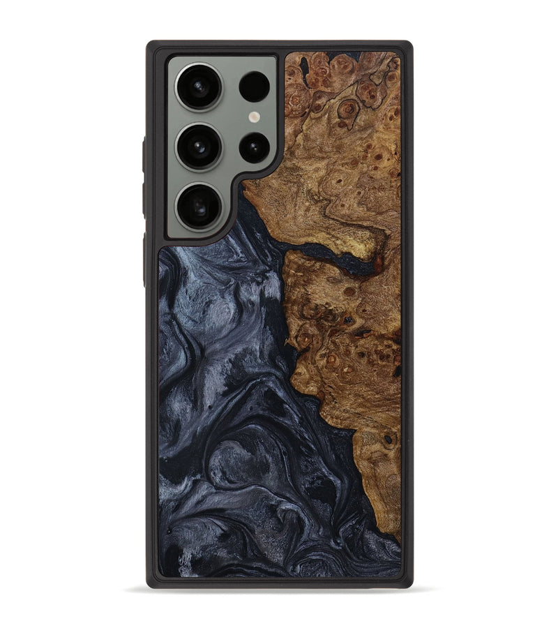 Galaxy S23 Ultra Wood+Resin Phone Case - Imani (Gunmetal, 649797)
