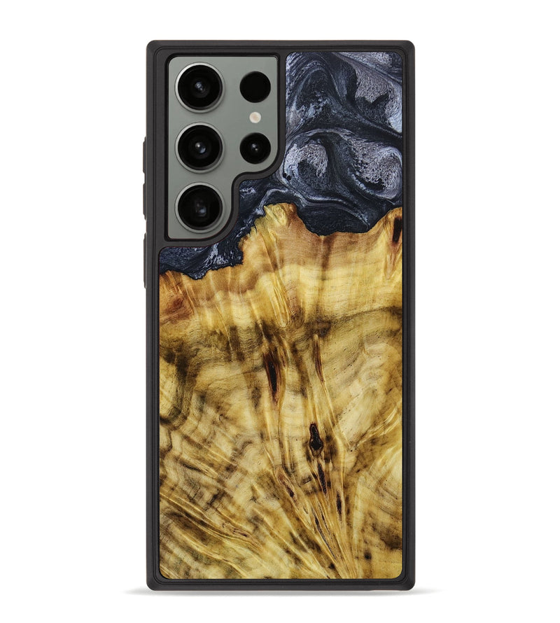 Galaxy S23 Ultra Wood+Resin Phone Case - Velma (Gunmetal, 649834)