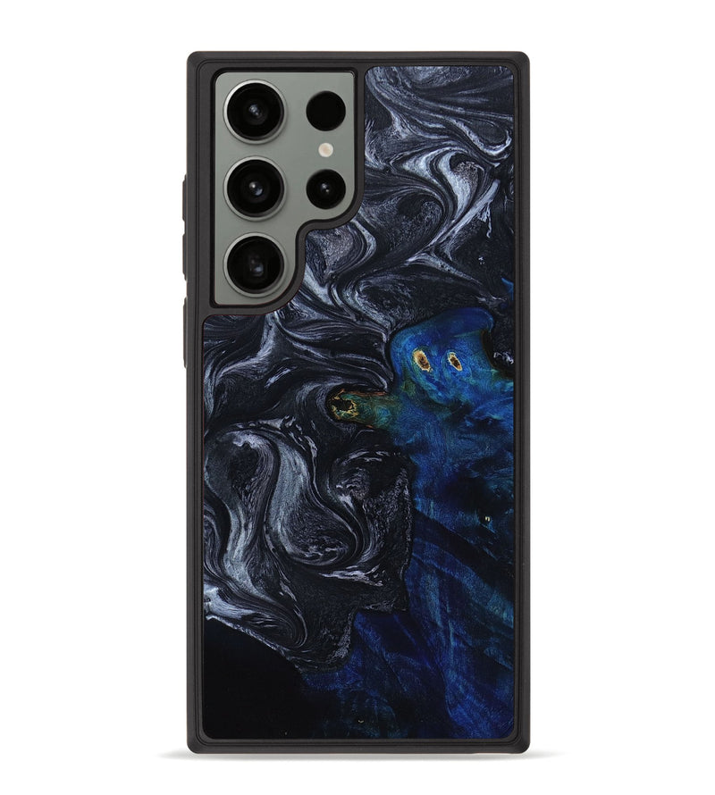 Galaxy S23 Ultra Wood+Resin Phone Case - Ezekiel (Gunmetal, 649862)