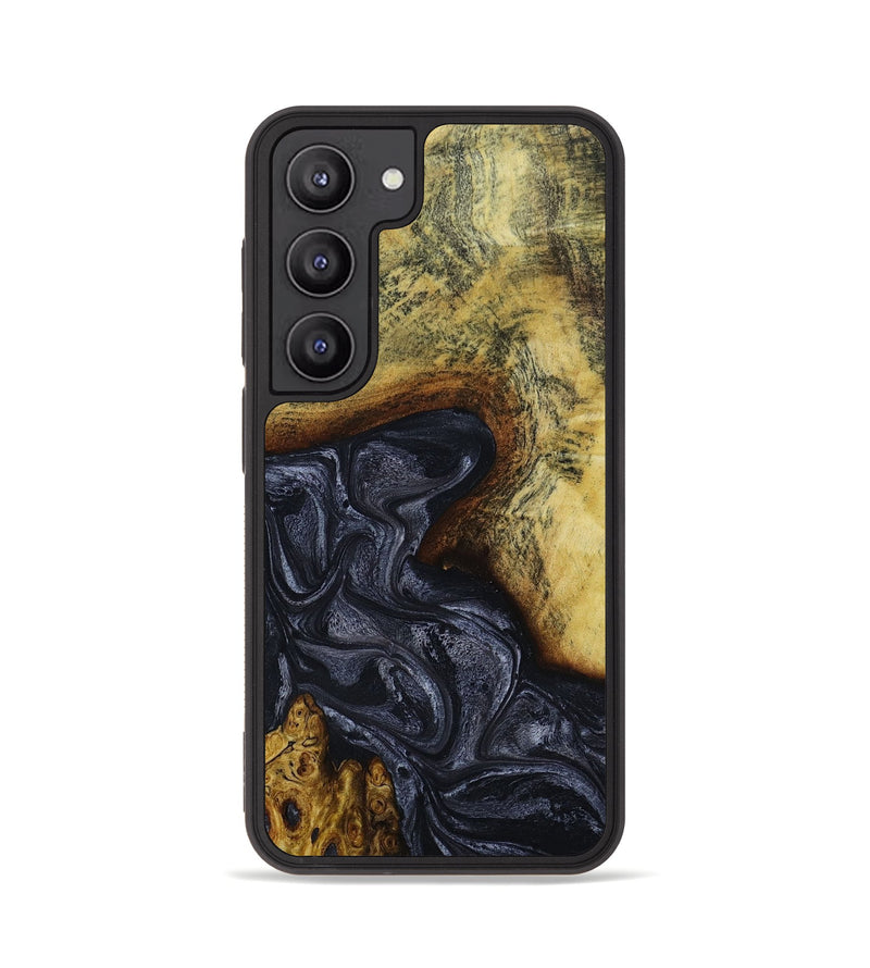 Galaxy S23 Wood+Resin Phone Case - Marc (Gunmetal, 649875)