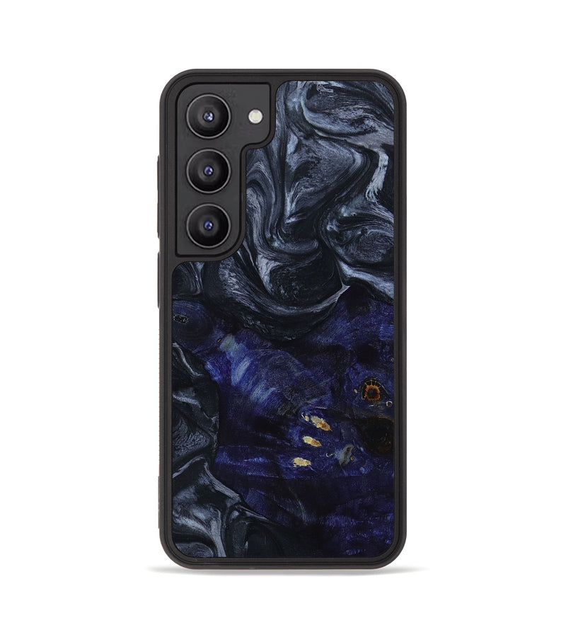 Galaxy S23 Wood+Resin Phone Case - Jerry (Gunmetal, 649882)