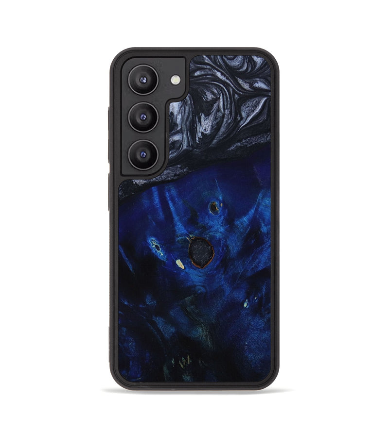 Galaxy S23 Wood+Resin Phone Case - Tanya (Gunmetal, 649905)