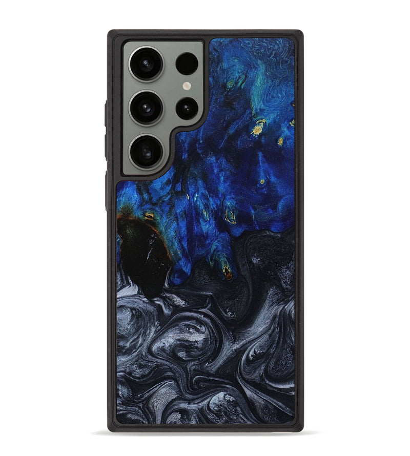 Galaxy S23 Ultra Wood+Resin Phone Case - Riley (Gunmetal, 649907)