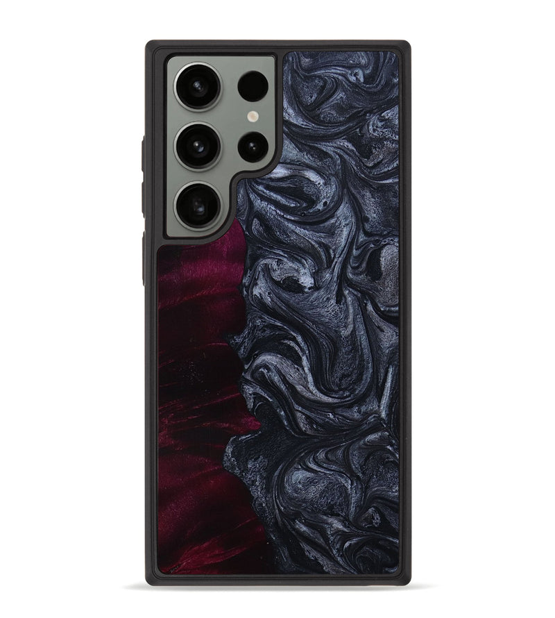 Galaxy S23 Ultra Wood+Resin Phone Case - Marilyn (Gunmetal, 649908)