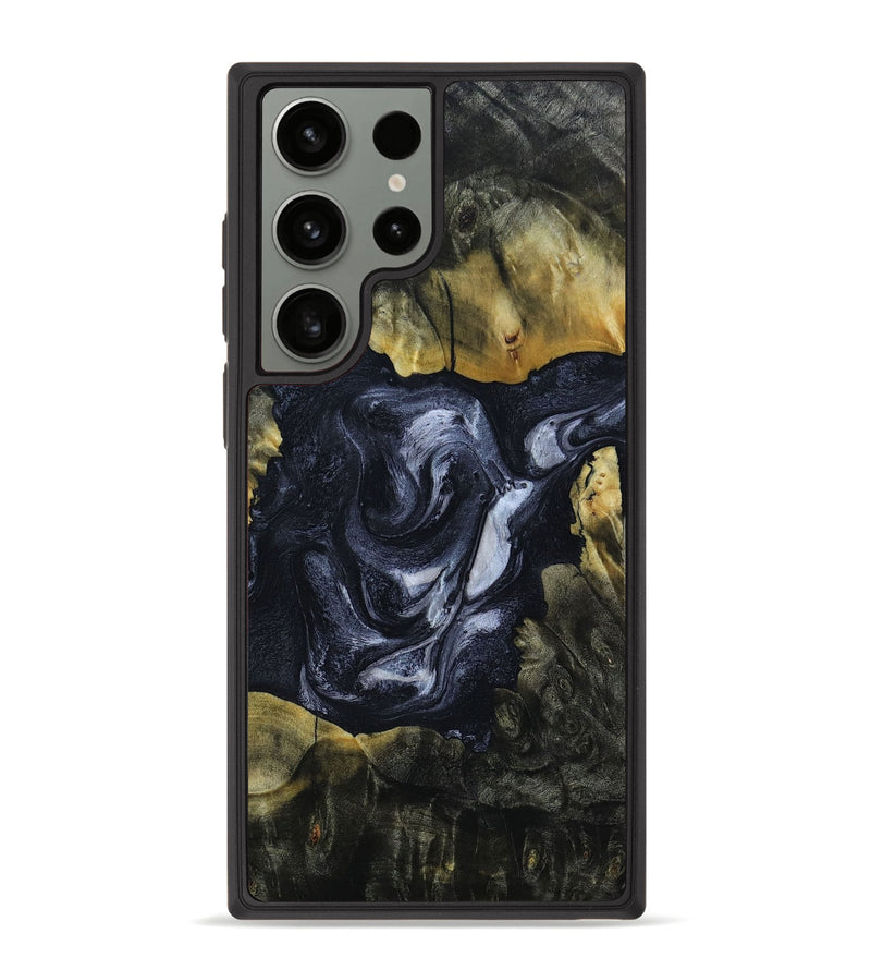 Galaxy S23 Ultra Wood+Resin Phone Case - Marisol (Gunmetal, 649912)