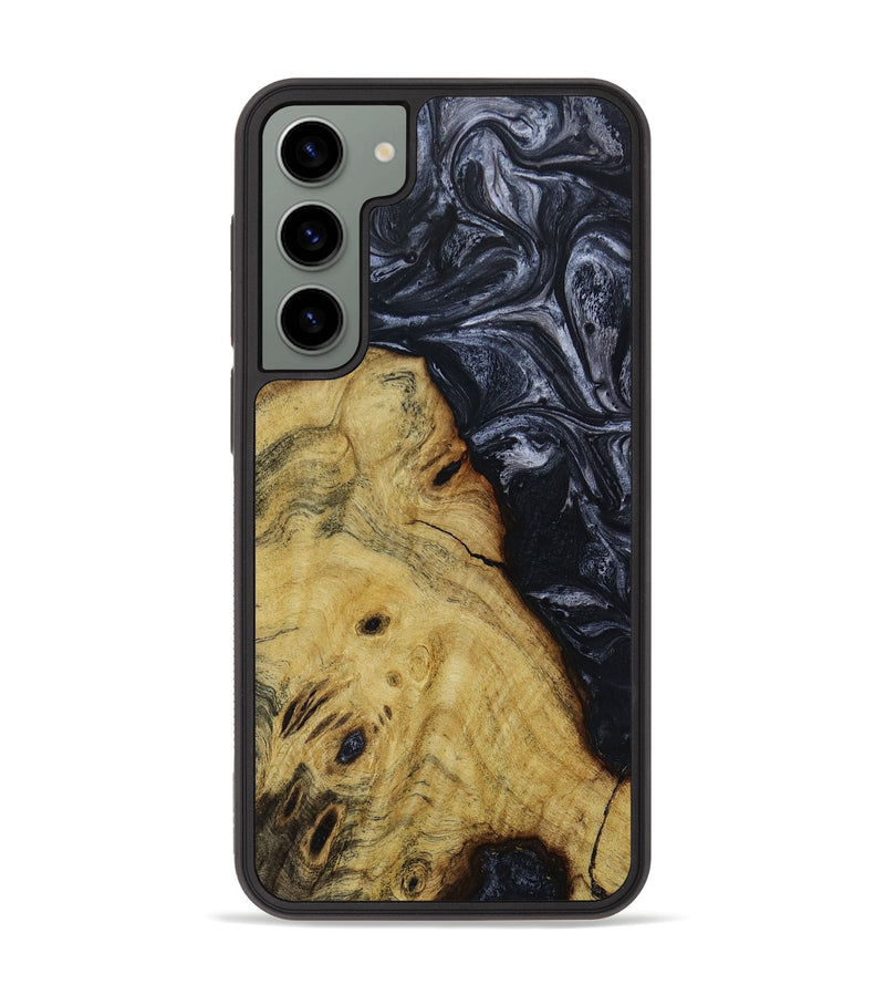 Galaxy S23 Plus Wood+Resin Phone Case - Layla (Gunmetal, 649925)
