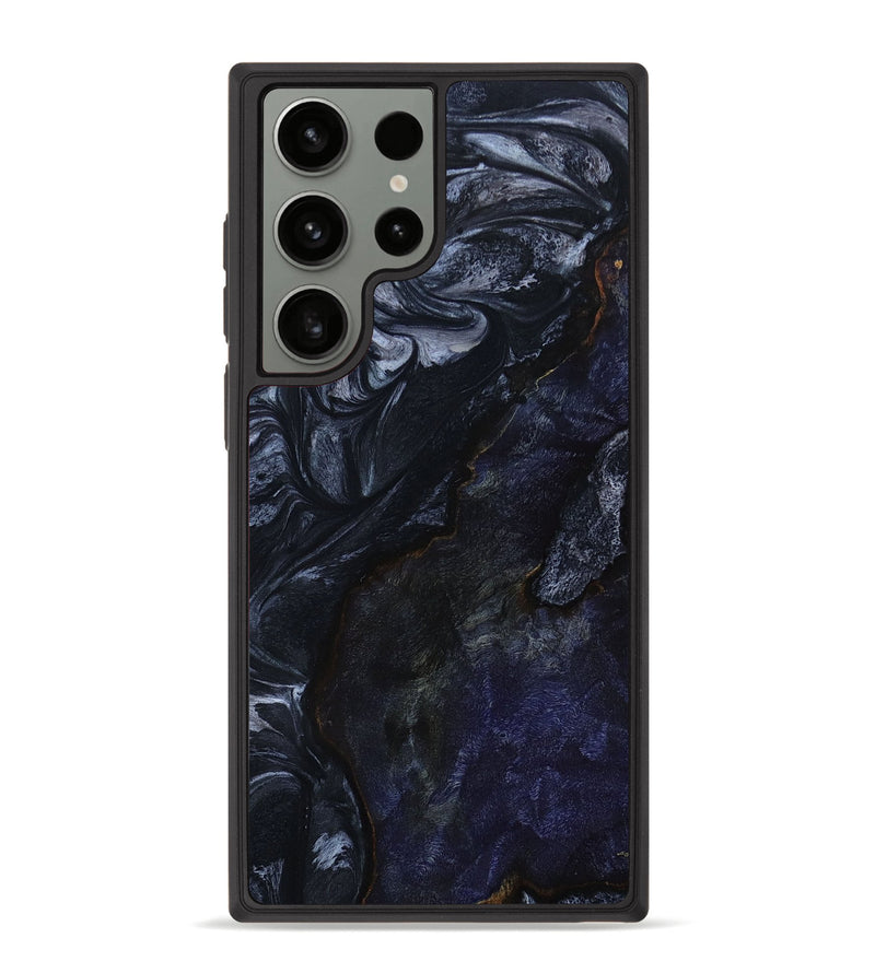 Galaxy S23 Ultra Wood+Resin Phone Case - Jeremy (Gunmetal, 649927)