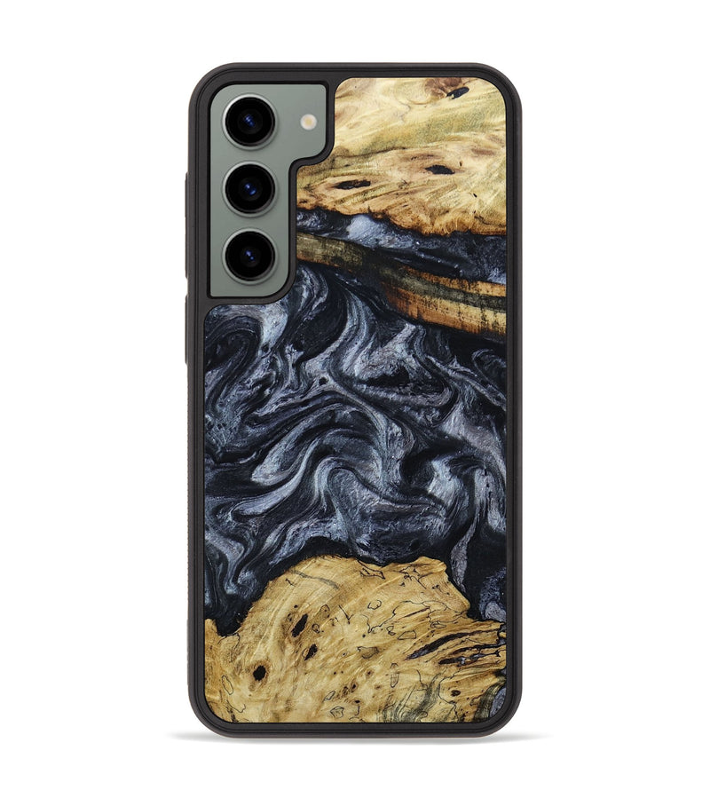 Galaxy S23 Plus Wood+Resin Phone Case - Rafael (Gunmetal, 649929)