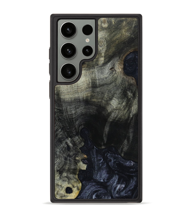 Galaxy S23 Ultra Wood+Resin Phone Case - Giovanni (Gunmetal, 649941)