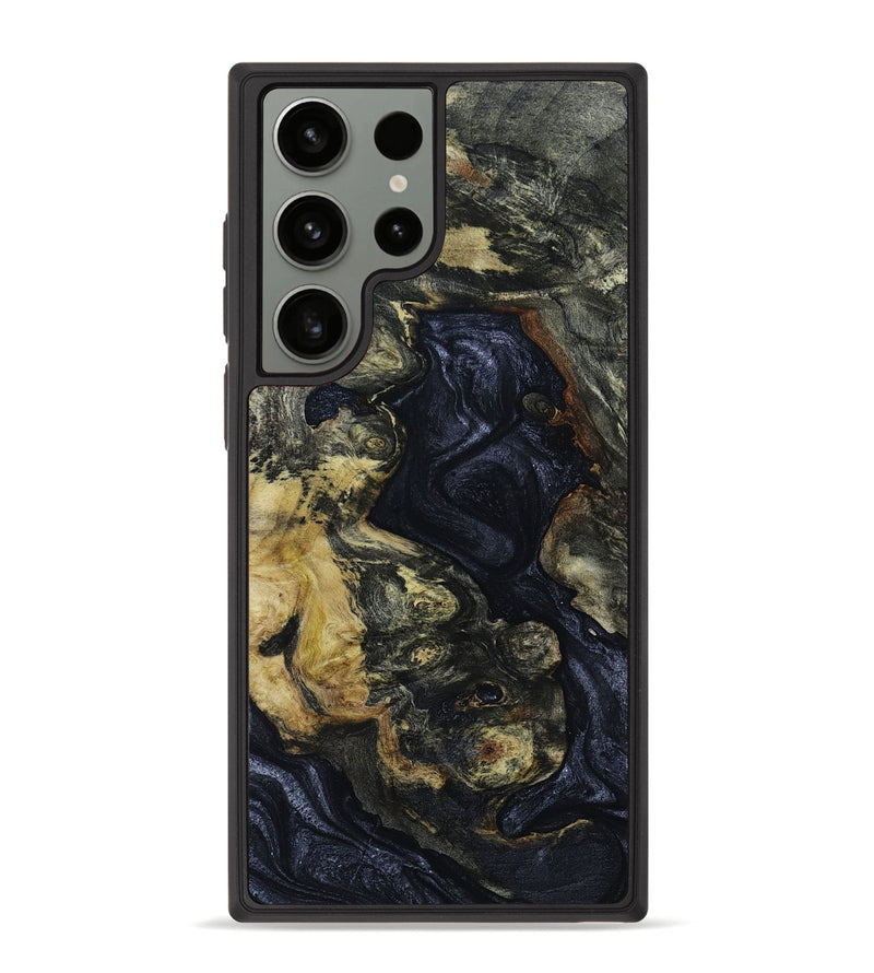 Galaxy S23 Ultra Wood+Resin Phone Case - Cindy (Gunmetal, 649943)