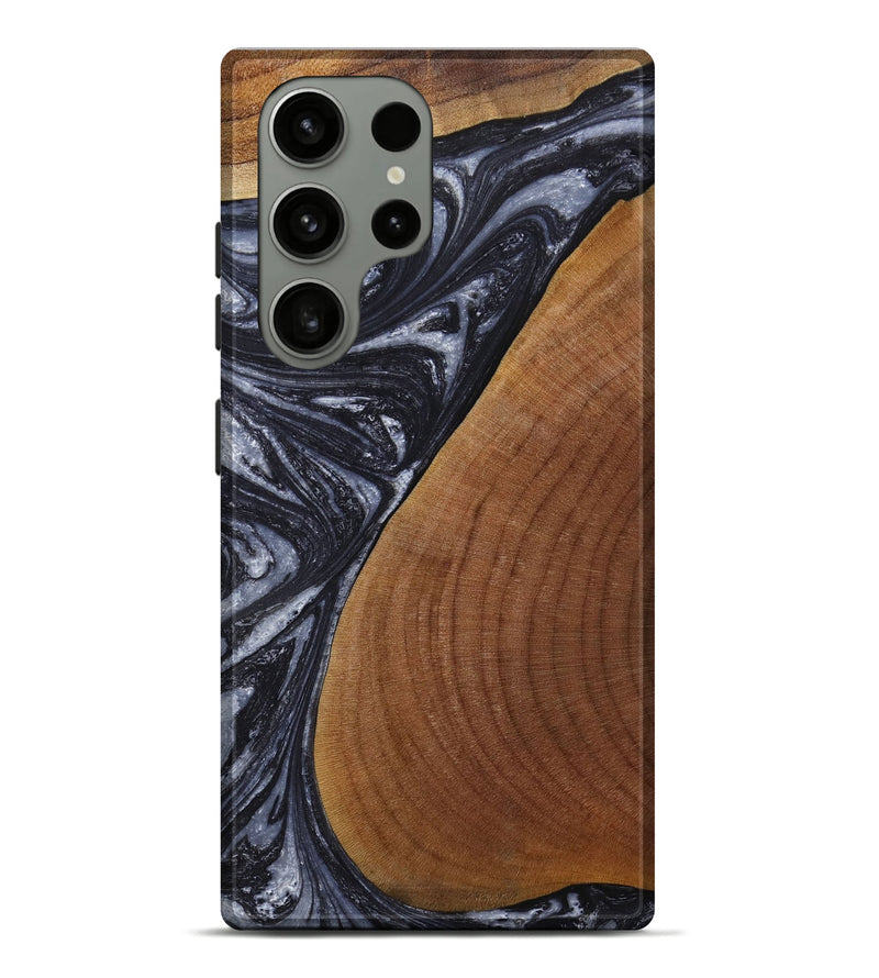 Galaxy S23 Ultra Wood+Resin Live Edge Phone Case - Tori (Gunmetal, 649960)