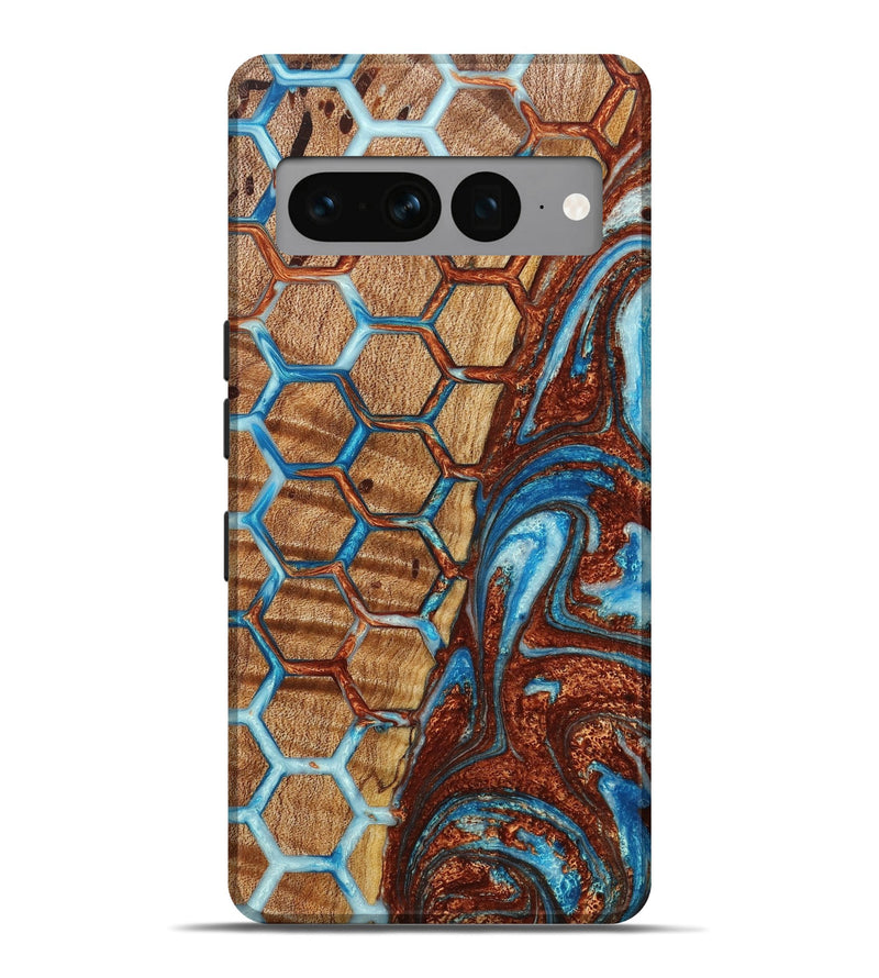 Pixel 7 Pro Wood+Resin Live Edge Phone Case - Judith (Pattern, 649984)
