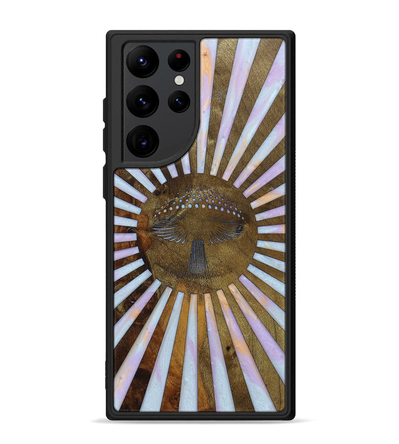 Galaxy S22 Ultra Wood+Resin Phone Case - Crew (Retro, 650063)