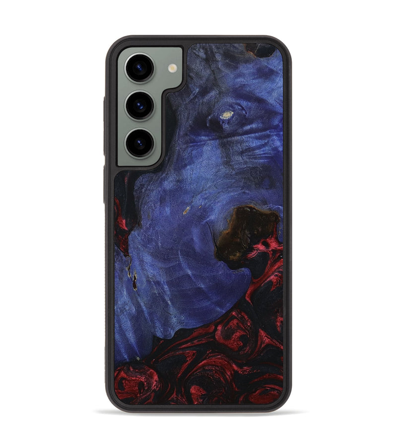 Galaxy S23 Plus Wood+Resin Phone Case - Maisie (Red, 650158)