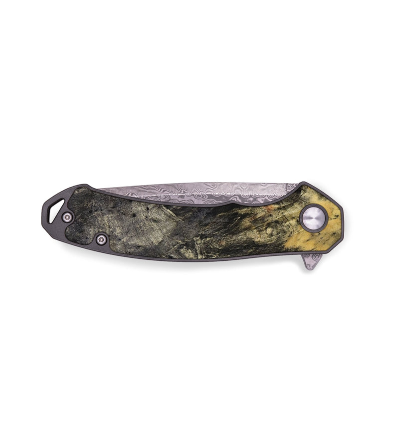 EDC Wood+Resin Pocket Knife - Candace (Wood Burl, 650236)
