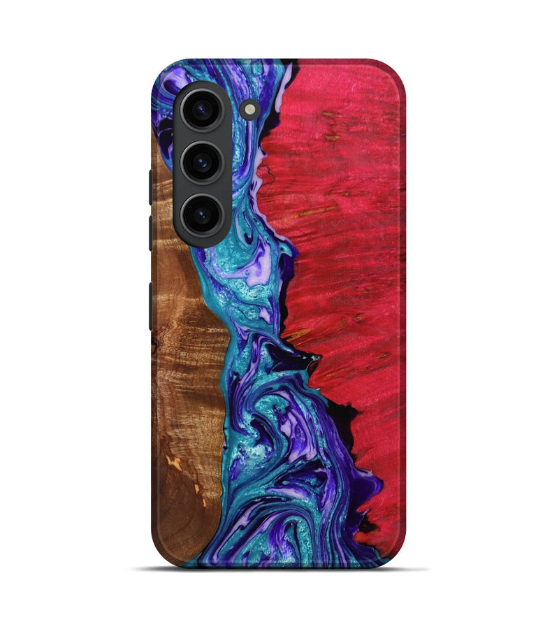 Galaxy S23 Wood+Resin Live Edge Phone Case - Dionne (Purple, 650276)