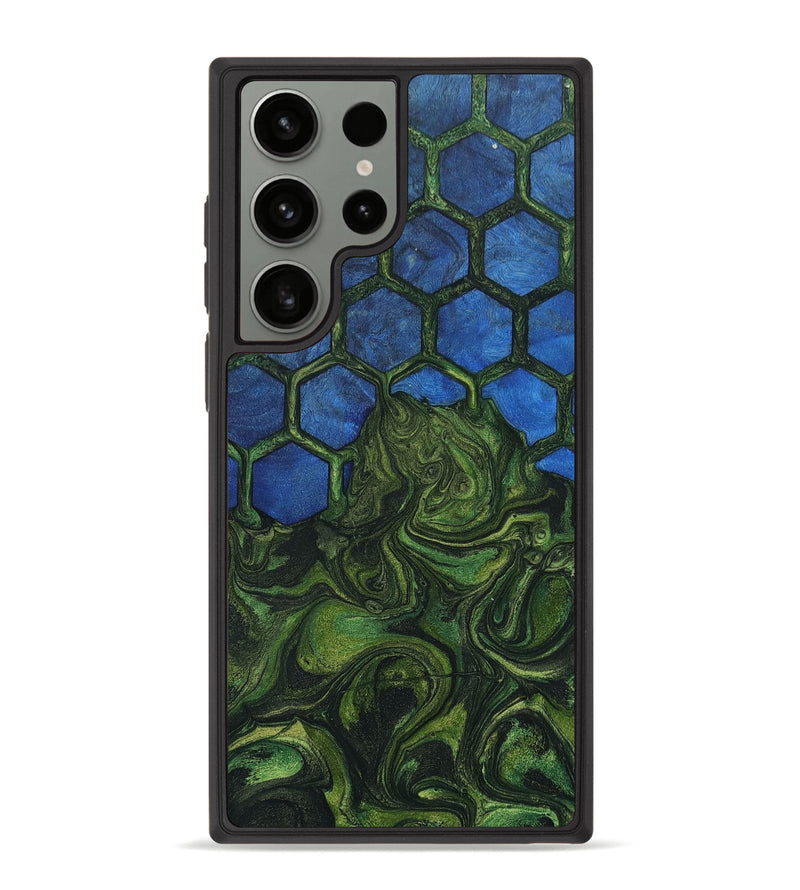 Galaxy S23 Ultra Wood+Resin Phone Case - Rylee (Pattern, 650342)