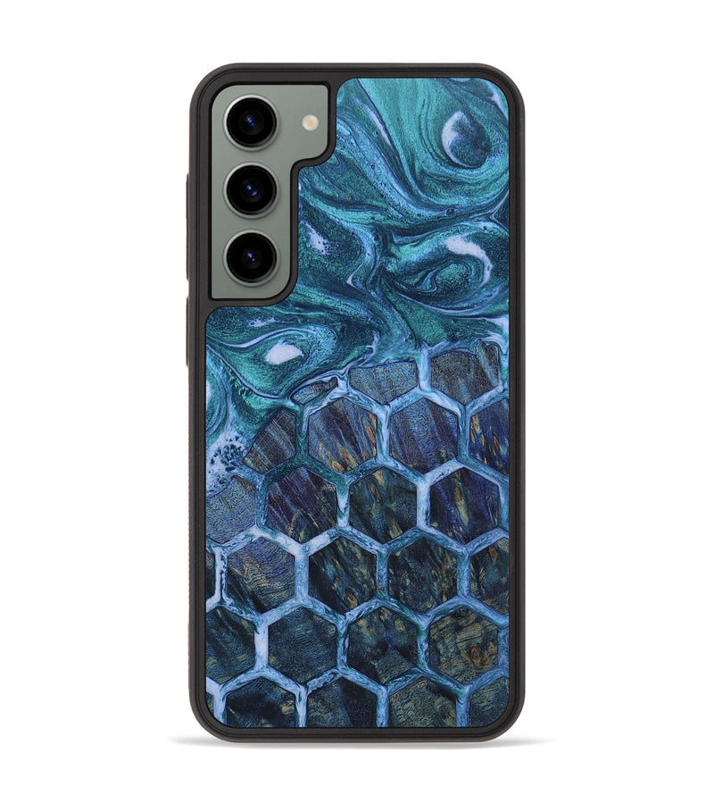 Galaxy S23 Plus Wood+Resin Phone Case - Junior (Pattern, 650344)