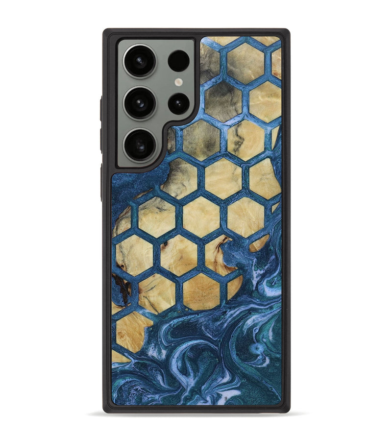 Galaxy S23 Ultra Wood+Resin Phone Case - Ruben (Pattern, 650358)