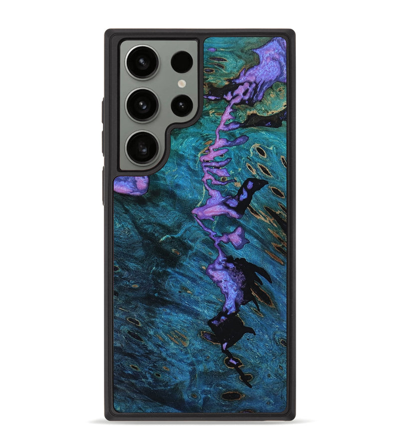 Galaxy S23 Ultra Wood+Resin Phone Case - Wilma (Pattern, 650359)