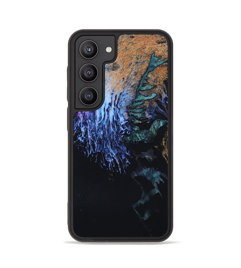 Galaxy S23 Wood+Resin Phone Case - Gina (Pattern, 650363)
