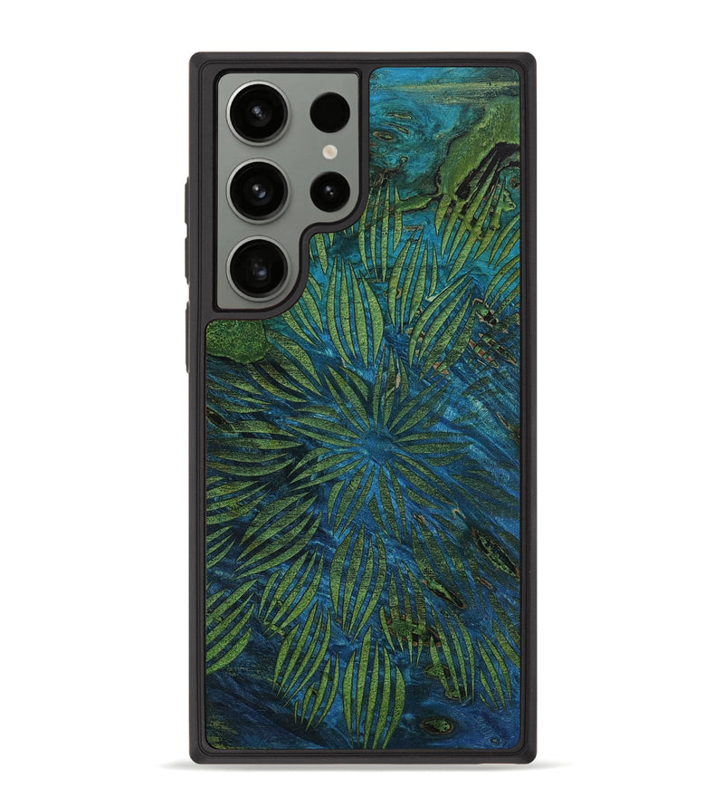 Galaxy S23 Ultra Wood+Resin Phone Case - Daniella (Pattern, 650370)