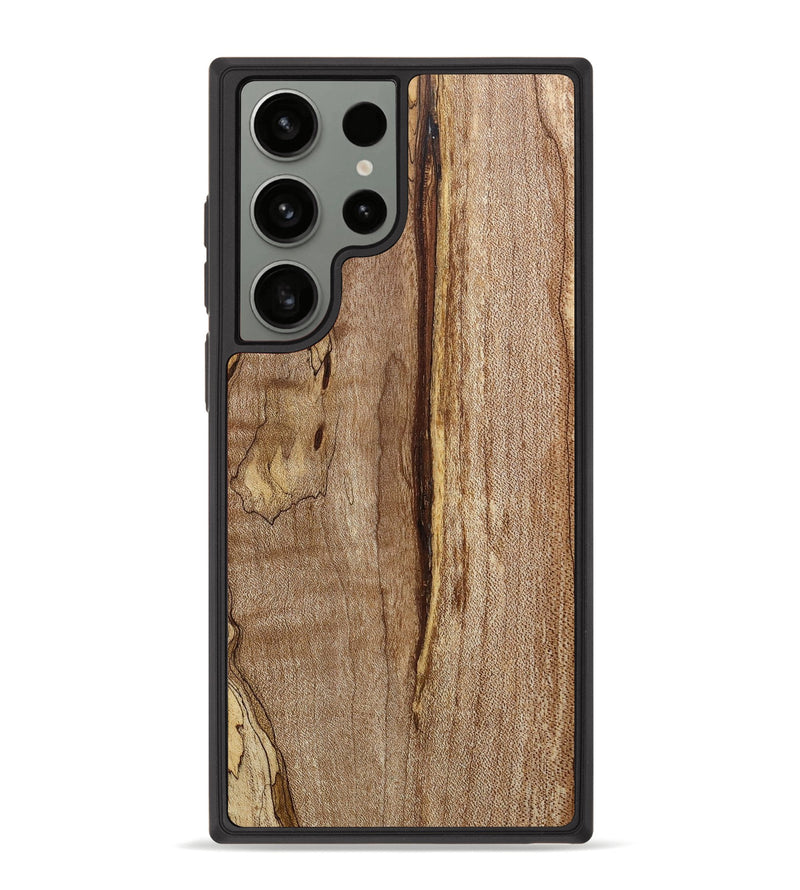 Galaxy S23 Ultra Wood+Resin Phone Case - Lou (Wood Burl, 650424)