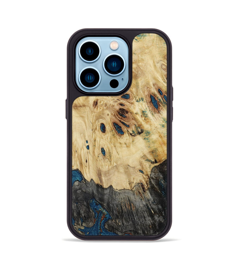 iPhone 14 Pro Wood+Resin Phone Case - Oakley (Wood Burl, 650437)