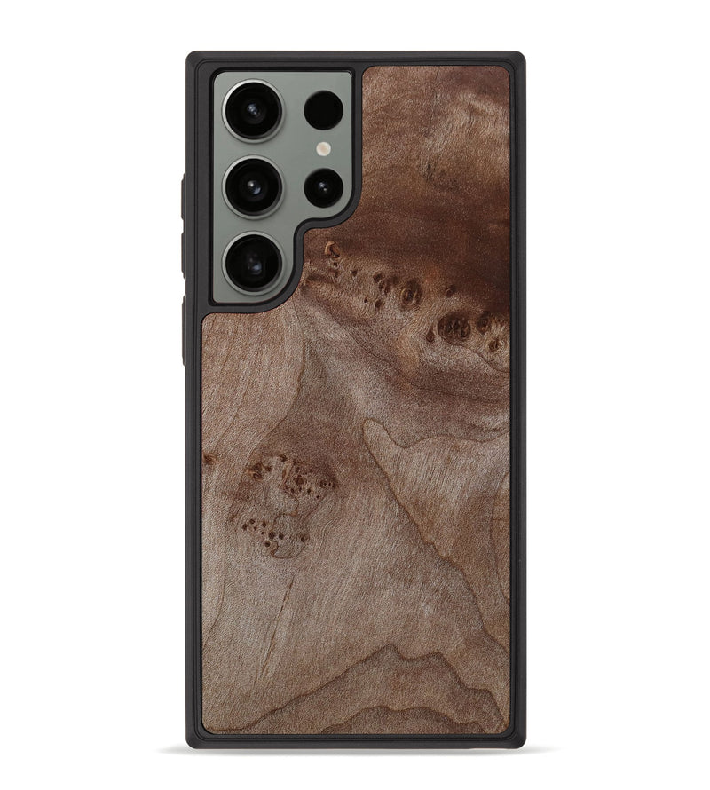 Galaxy S23 Ultra Wood+Resin Phone Case - Gia (Wood Burl, 650440)
