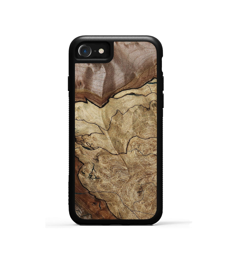 iPhone SE Wood+Resin Phone Case - Jacquelyn (Wood Burl, 650442)