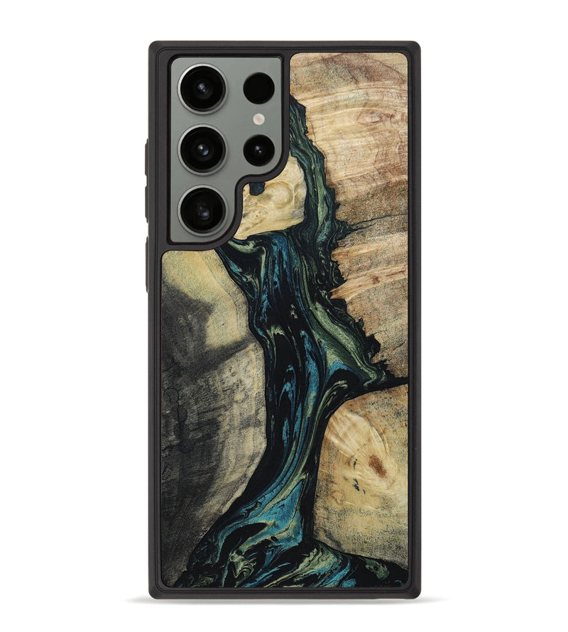 Galaxy S23 Ultra Wood+Resin Phone Case - Lauren (Mosaic, 650588)