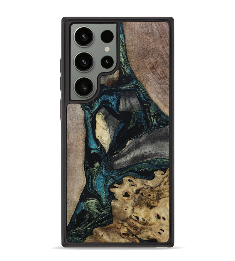 Galaxy S23 Ultra Wood+Resin Phone Case - Ellis (Mosaic, 650592)