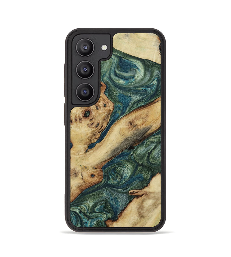 Galaxy S23 Wood+Resin Phone Case - Myrna (Mosaic, 650604)