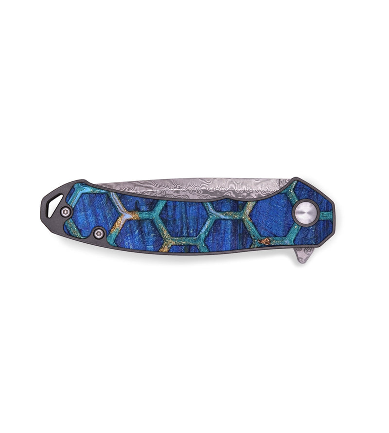EDC Wood+Resin Pocket Knife - Sharyn (Pattern, 650667)