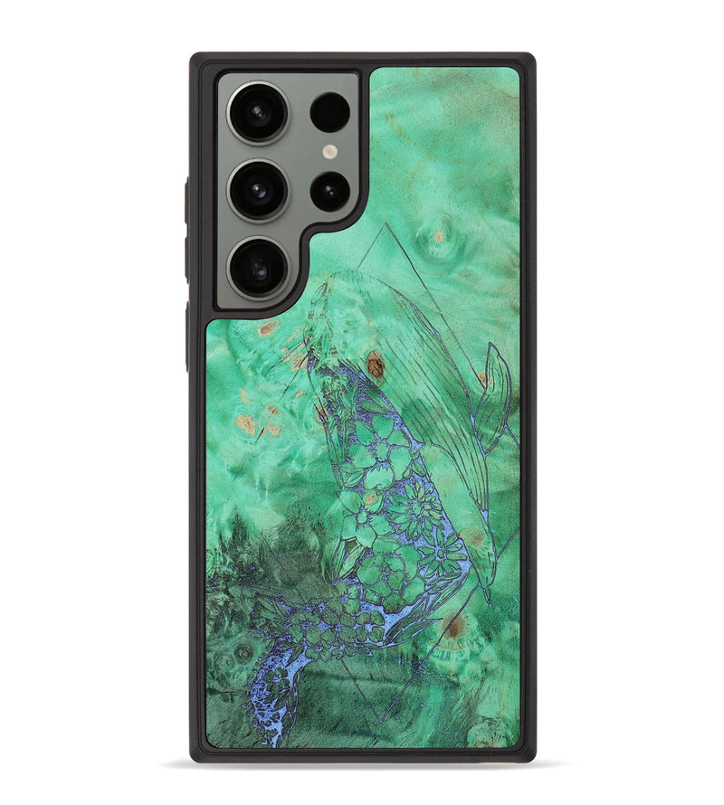 Galaxy S23 Ultra Wood+Resin Phone Case - Ezra (Pattern, 650700)