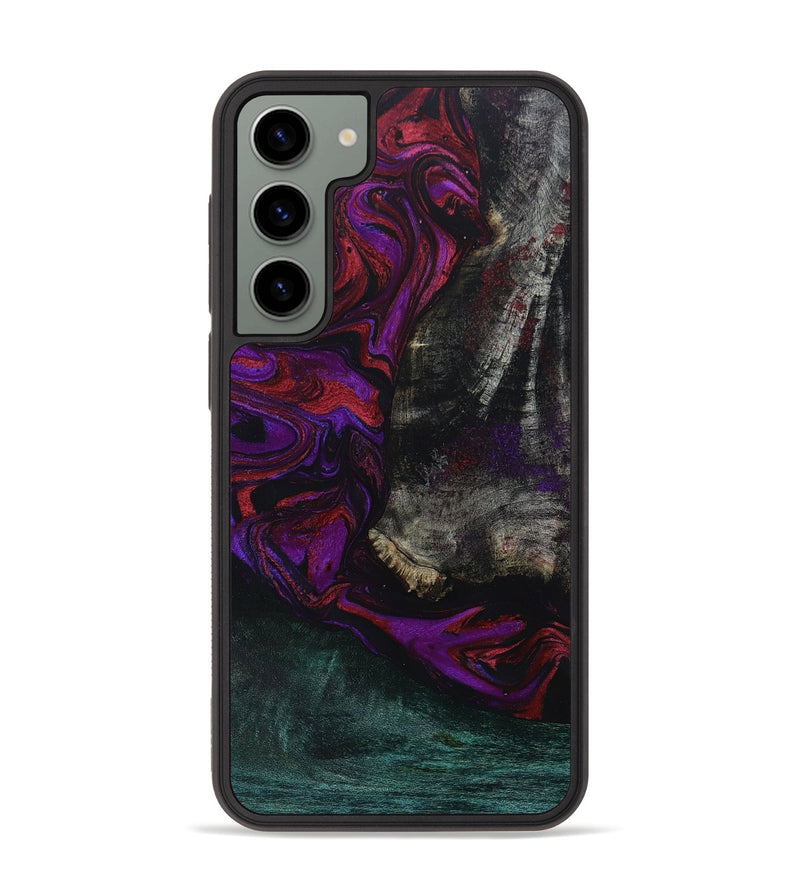 Galaxy S23 Plus Wood+Resin Phone Case - Howard (Mosaic, 650729)
