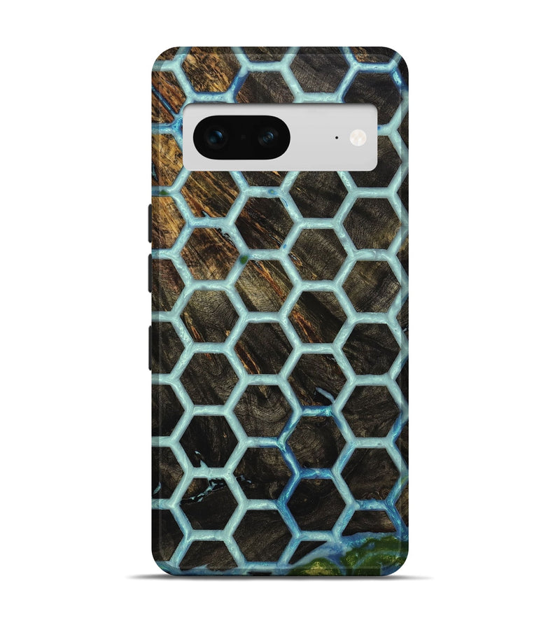 Pixel 7 Wood+Resin Live Edge Phone Case - Audrey (Pattern, 650778)
