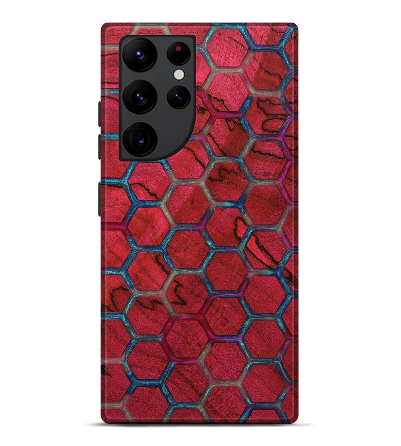 Galaxy S22 Ultra Wood+Resin Live Edge Phone Case - Delilah (Pattern, 650785)