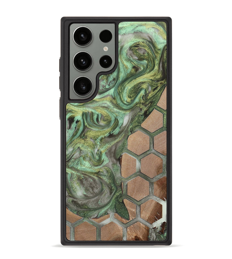 Galaxy S23 Ultra Wood+Resin Phone Case - Dale (Pattern, 650832)