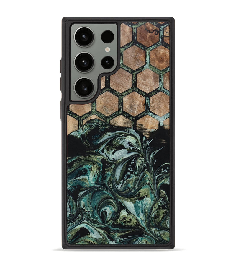 Galaxy S23 Ultra Wood+Resin Phone Case - Lloyd (Pattern, 650834)