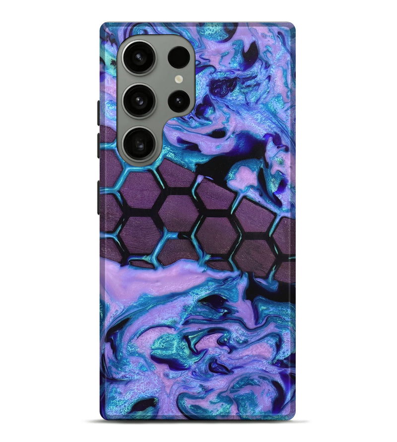 Galaxy S23 Ultra Wood+Resin Live Edge Phone Case - Tyrese (Pattern, 650918)