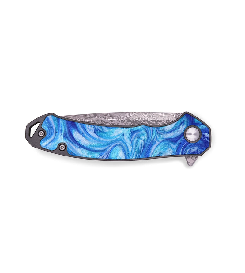 EDC ResinArt Pocket Knife - Brody (Blue, 650971)