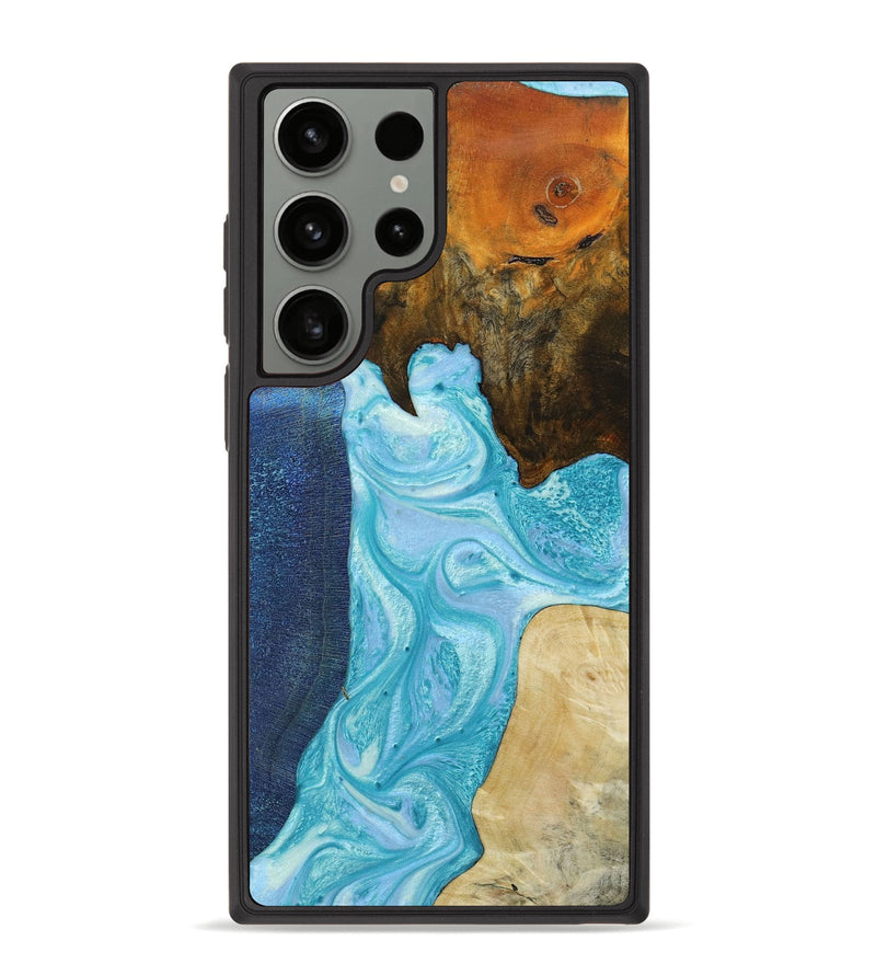 Galaxy S23 Ultra Wood+Resin Phone Case - Grady (Mosaic, 651028)