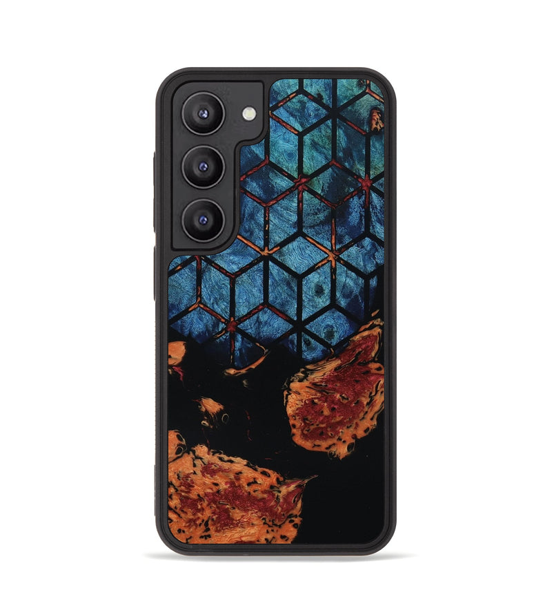 Galaxy S23 Wood+Resin Phone Case - Laverne (Pattern, 651046)