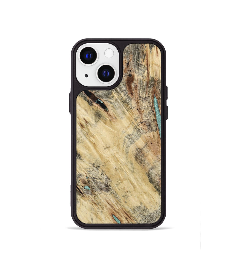 iPhone 13 mini Wood+Resin Phone Case - Marely (Wood Burl, 651065)