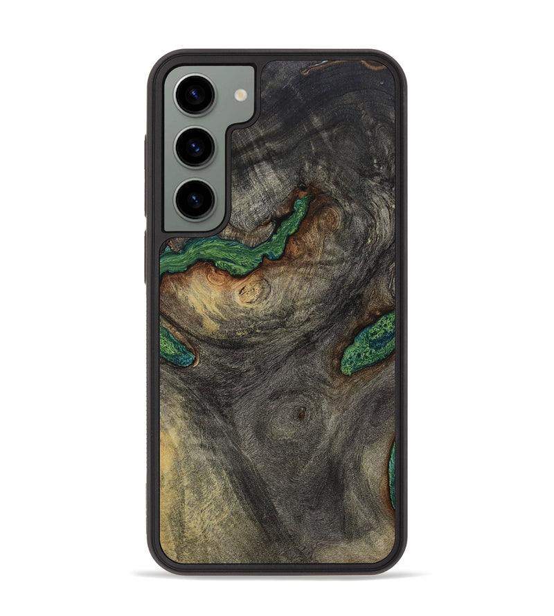 Galaxy S23 Plus Wood+Resin Phone Case - Clarence (Wood Burl, 651074)