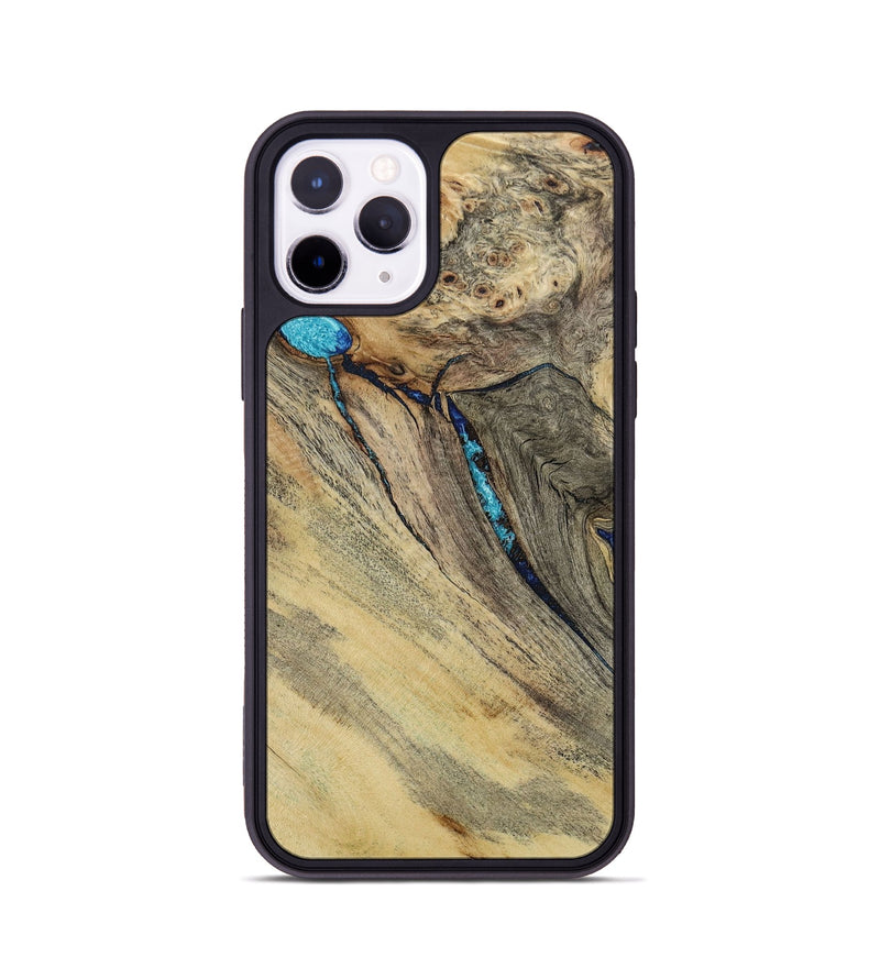 iPhone 11 Pro Wood+Resin Phone Case - Lacey (Wood Burl, 651078)